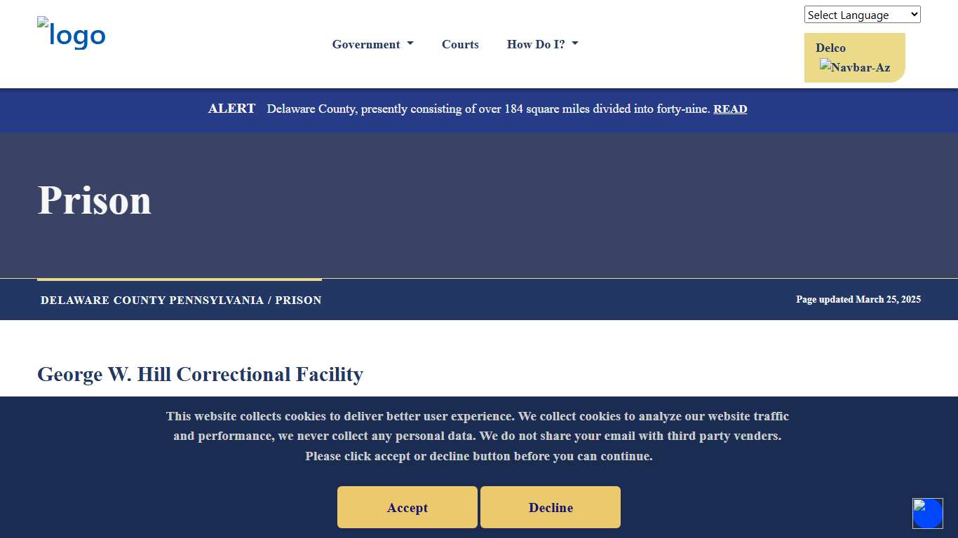 Prison Delaware County Pennsylvania